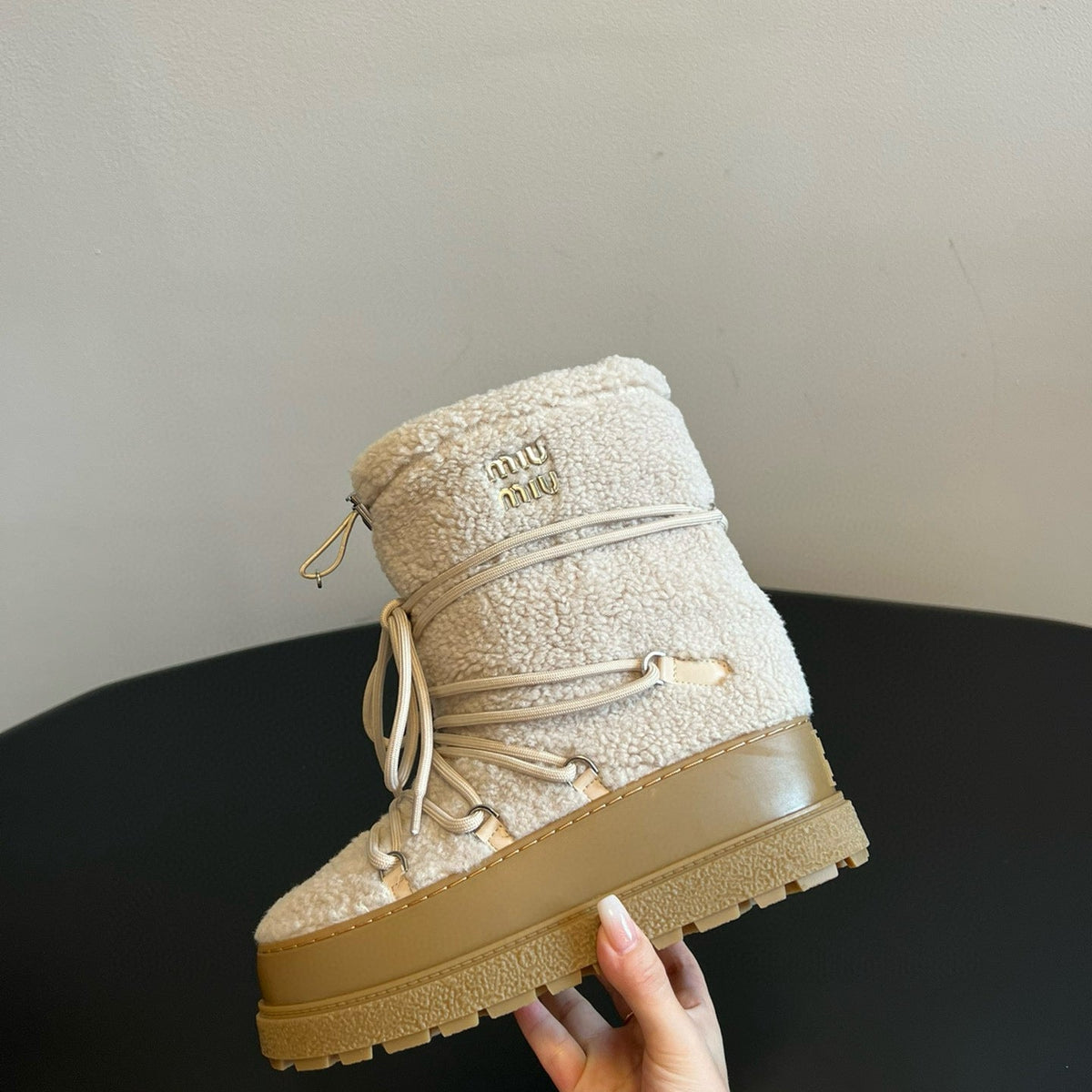 MIU M BOOTS