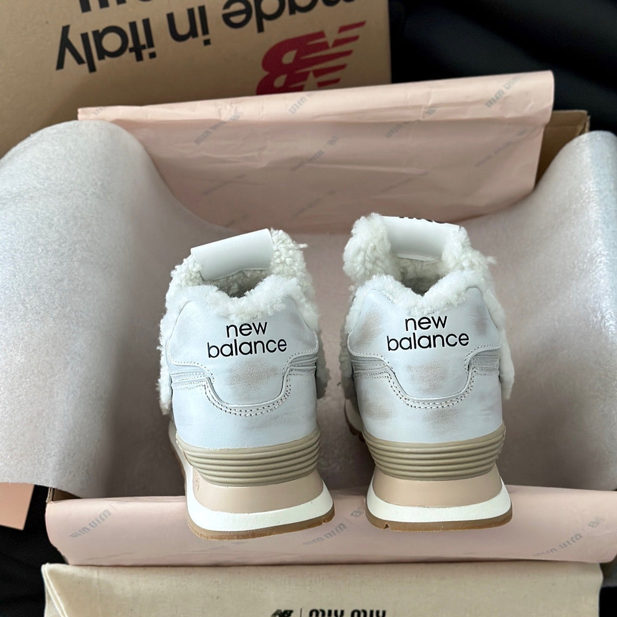MIU M x NEW BALANCE TRAINERS