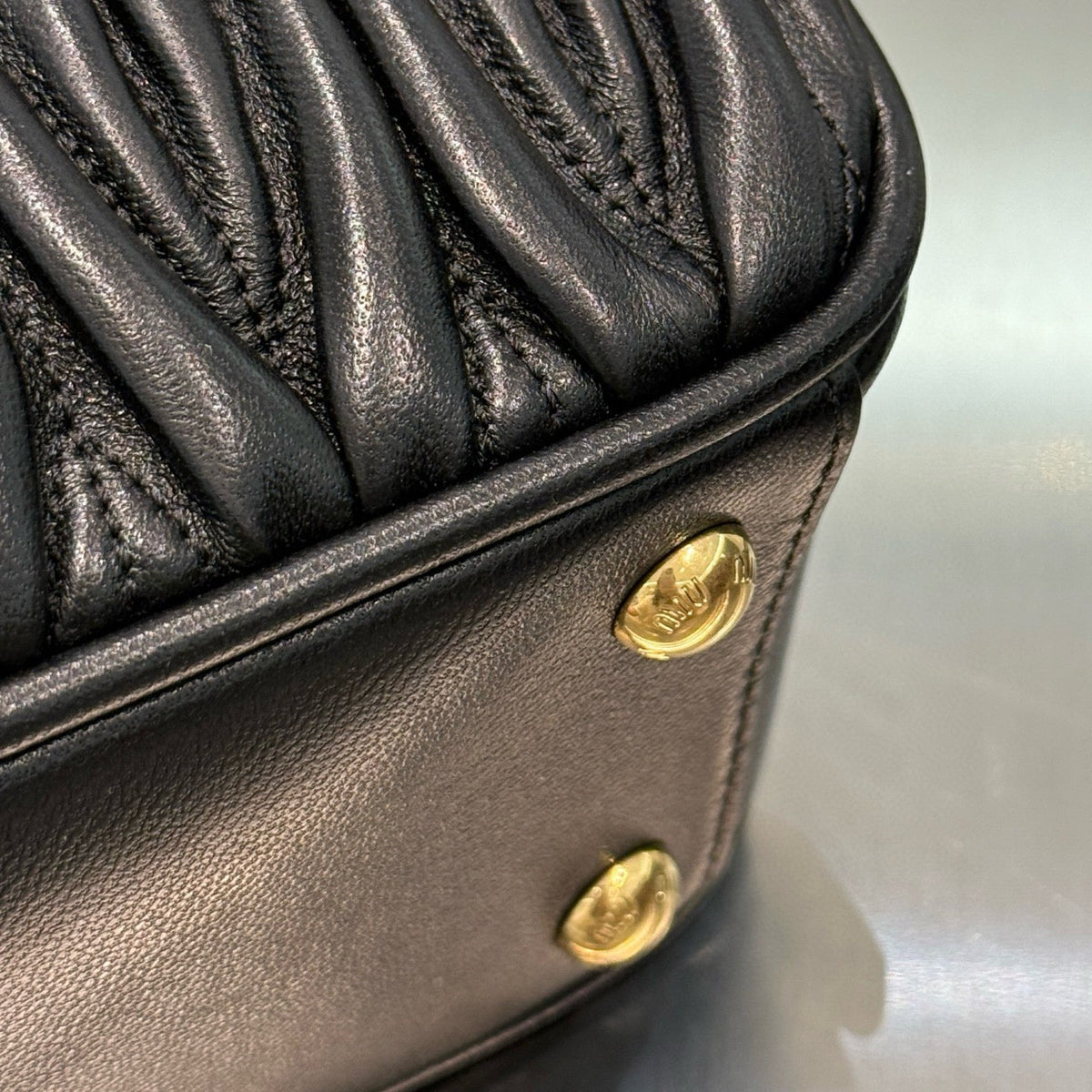 MIU M ARCADIE MATELASSE BAG