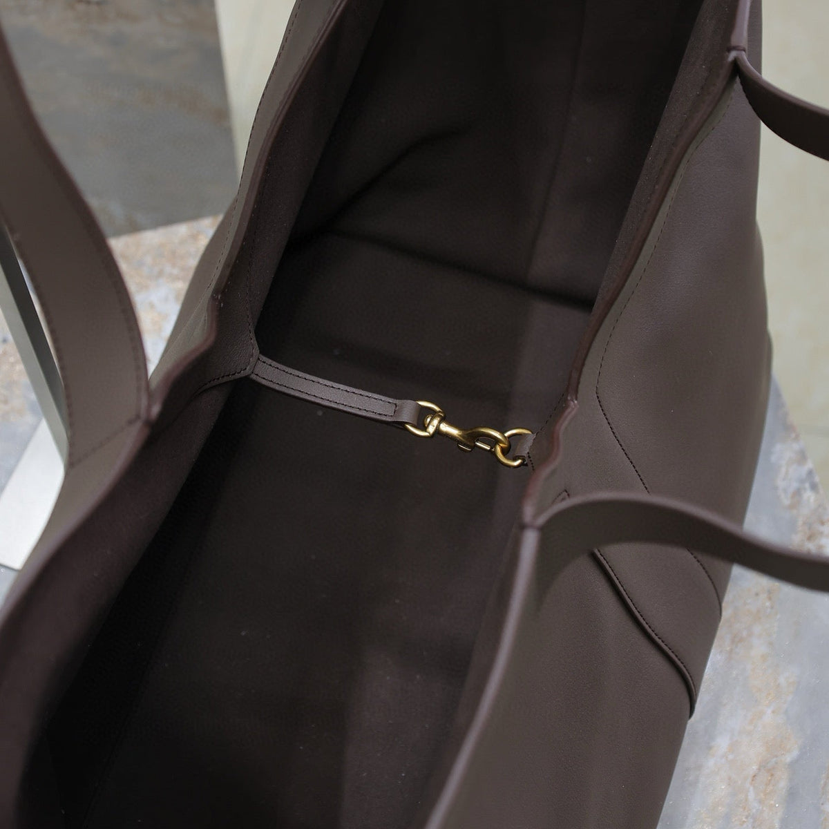 SL Y TOTE IN LEATHER BAG
