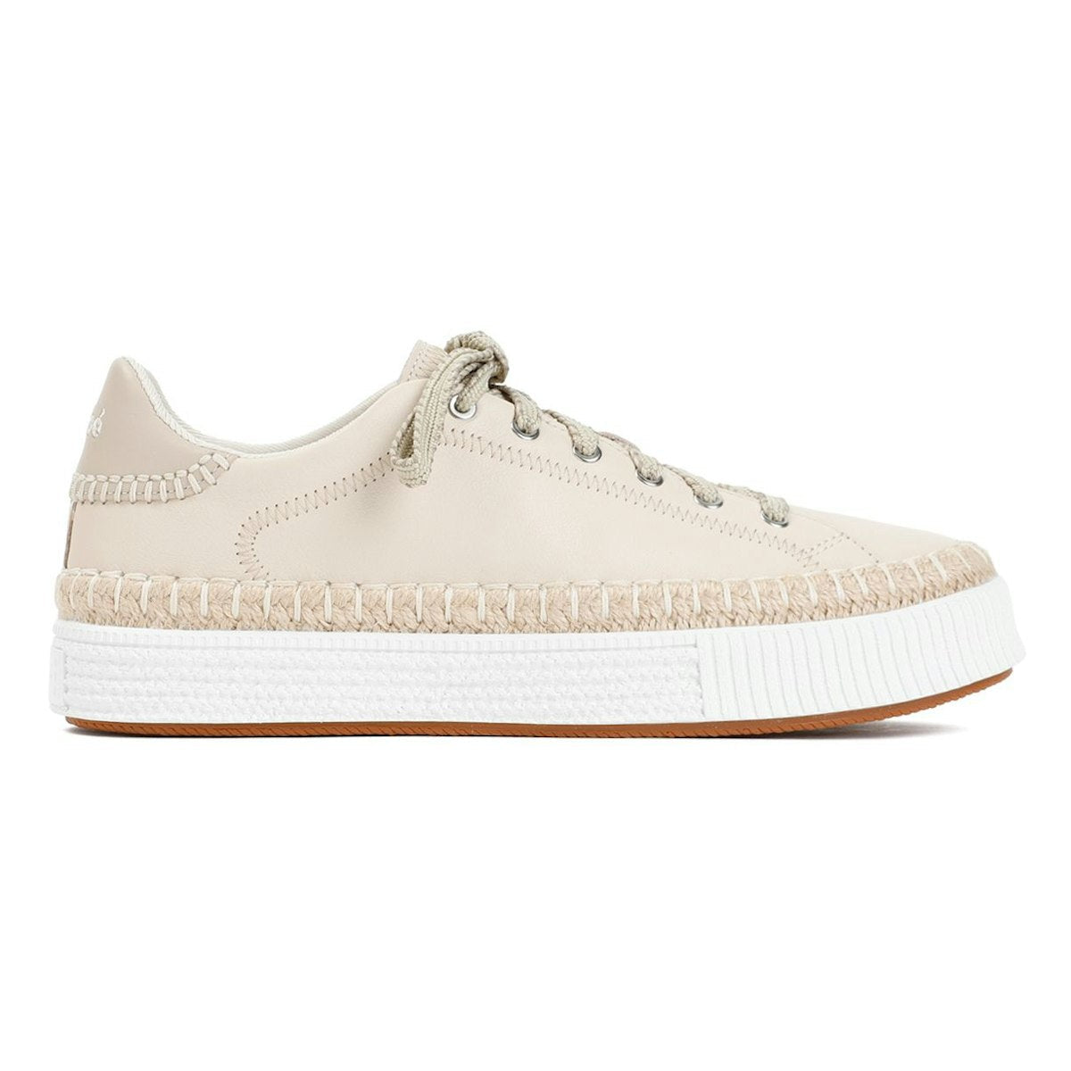 CHLOÉ TELMA LEATHER SNEAKERS