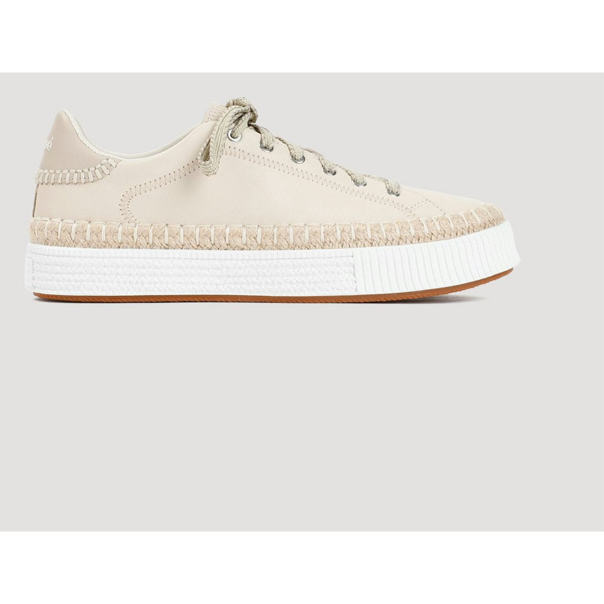 CHLOÉ TELMA LEATHER SNEAKERS
