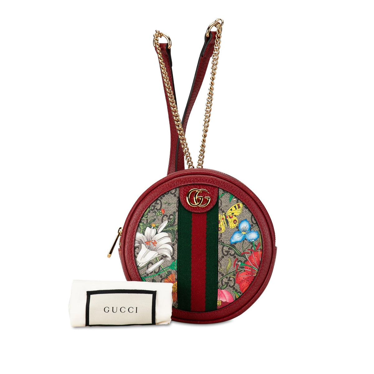 GUCCI GG Supreme Flora Ophidia Backpack