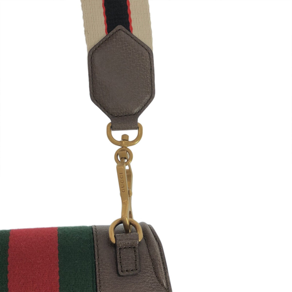 GUCCI Small Linea Totem Crystal Heart Crossbody Crossbody Bag