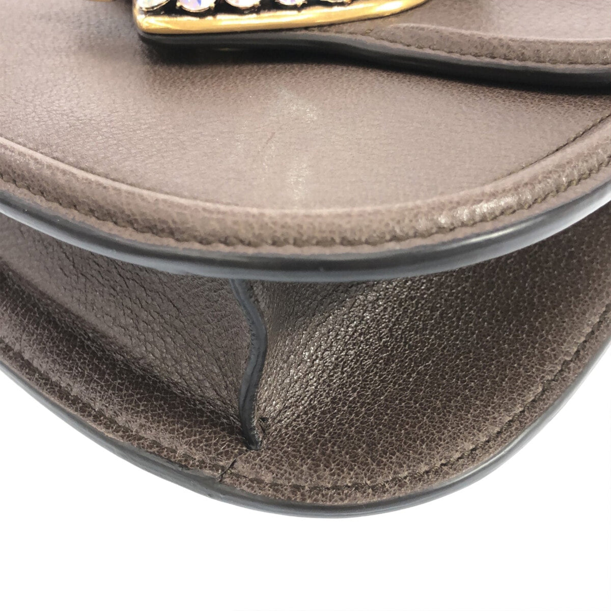 GUCCI Small Linea Totem Crystal Heart Crossbody Crossbody Bag