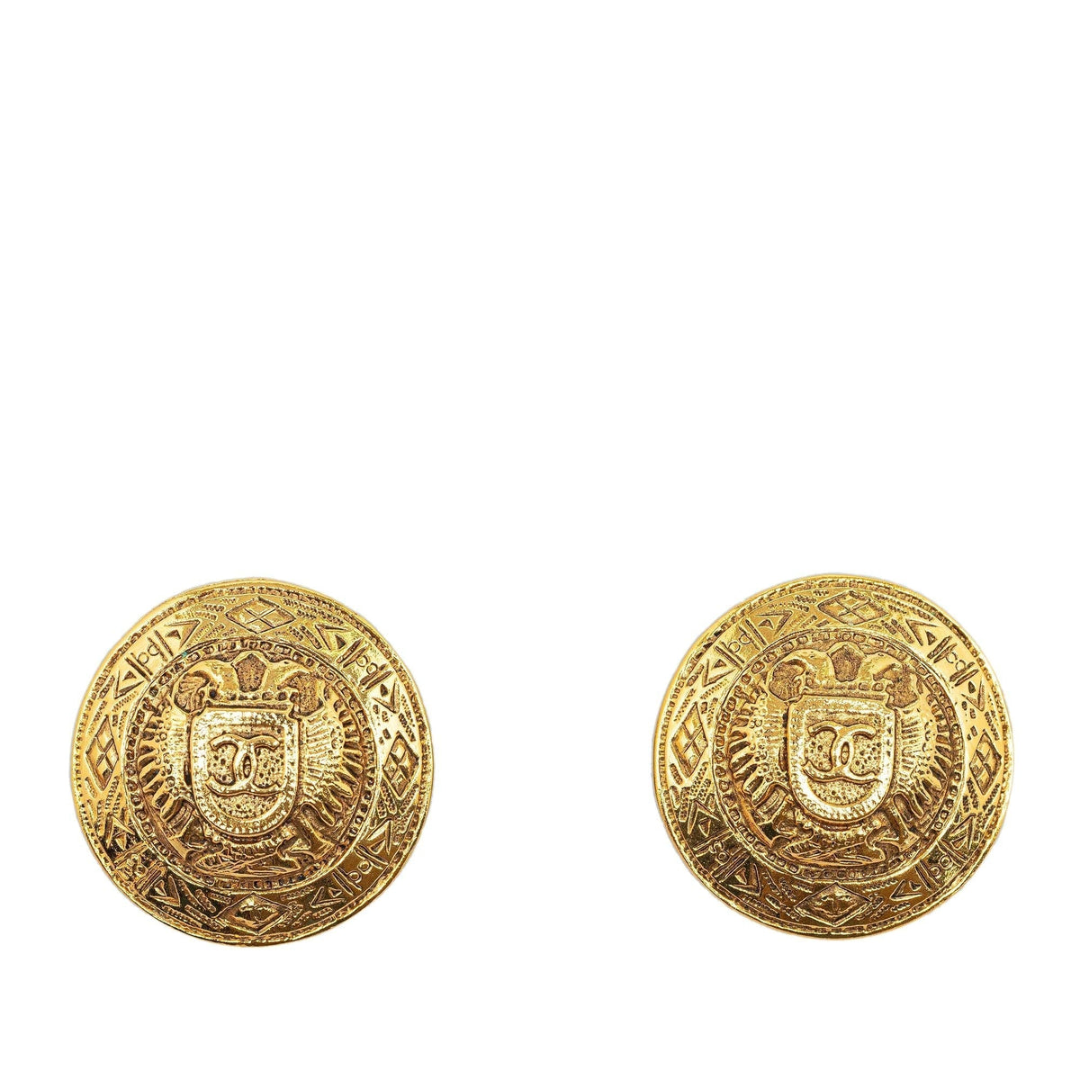 Chanel CC Clip On Earrings (SHG-CQgDDn)
