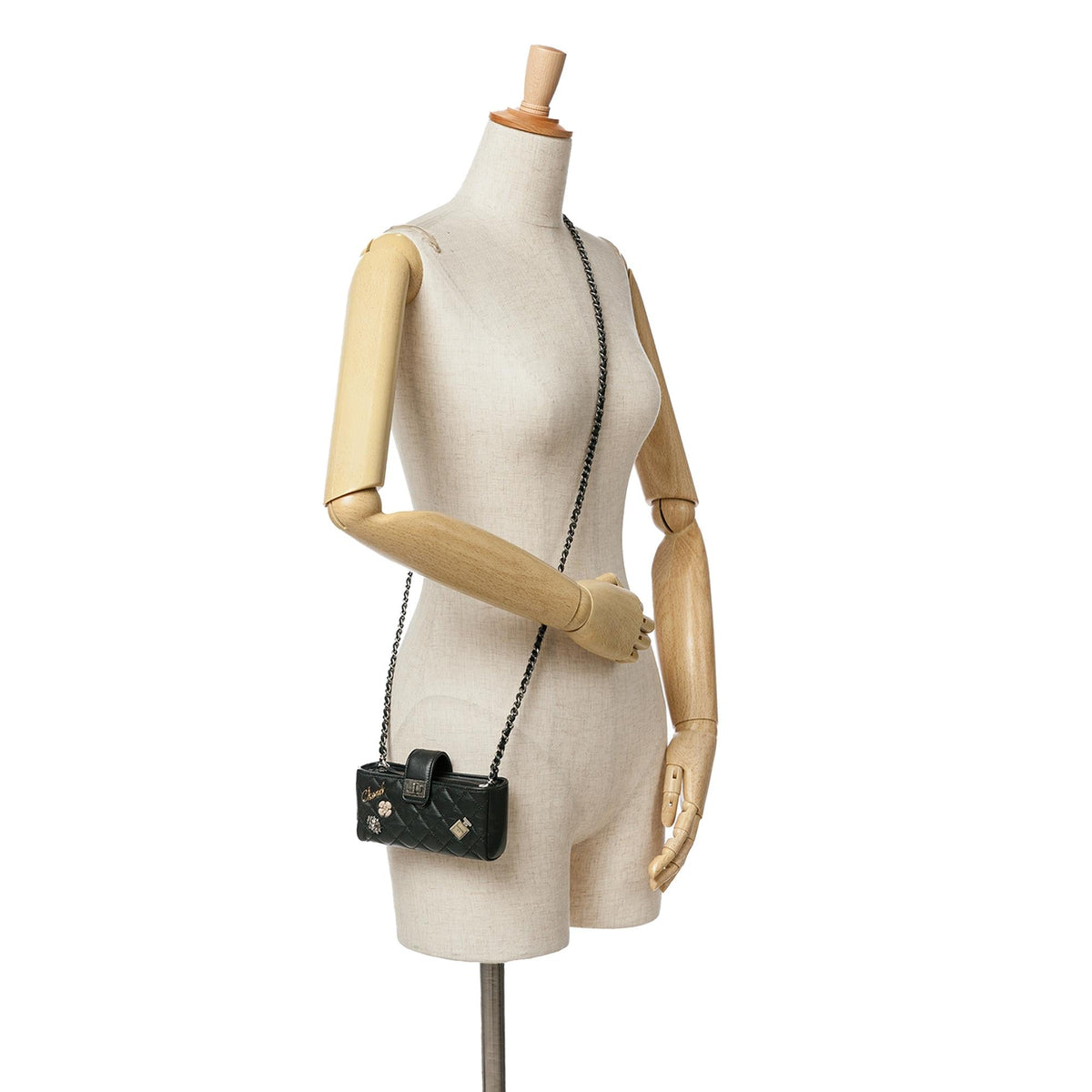 Top Quality Chanel Mini Reissue 2.55 Quilted Calfskin Lucky Charms Clutch on Chain (SHG-uMLNK2)