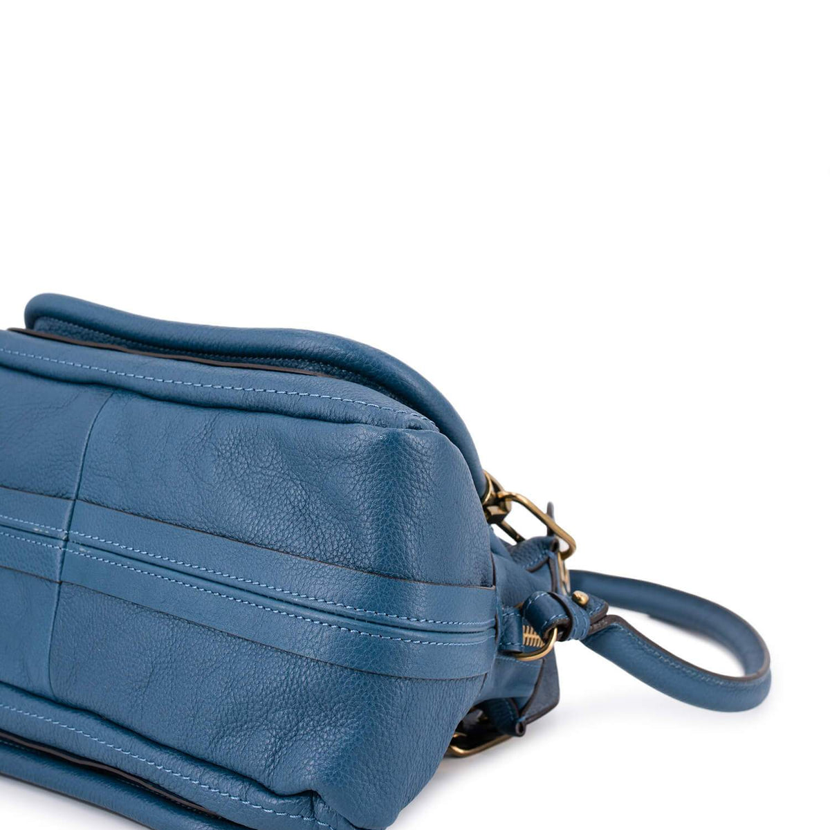 Chloe Calfskin Small Paraty Bag Blue