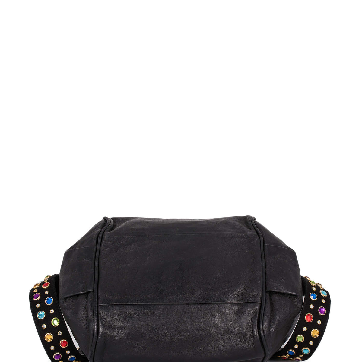 Chloe Leather Ethel Satchel Bag Black