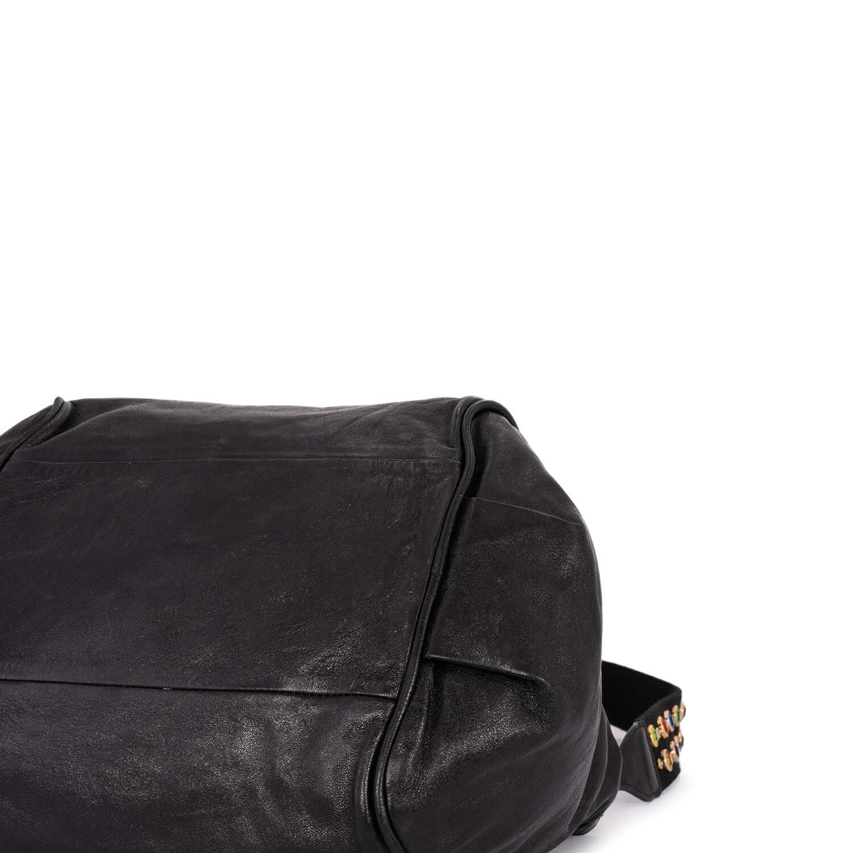 Chloe Leather Ethel Satchel Bag Black