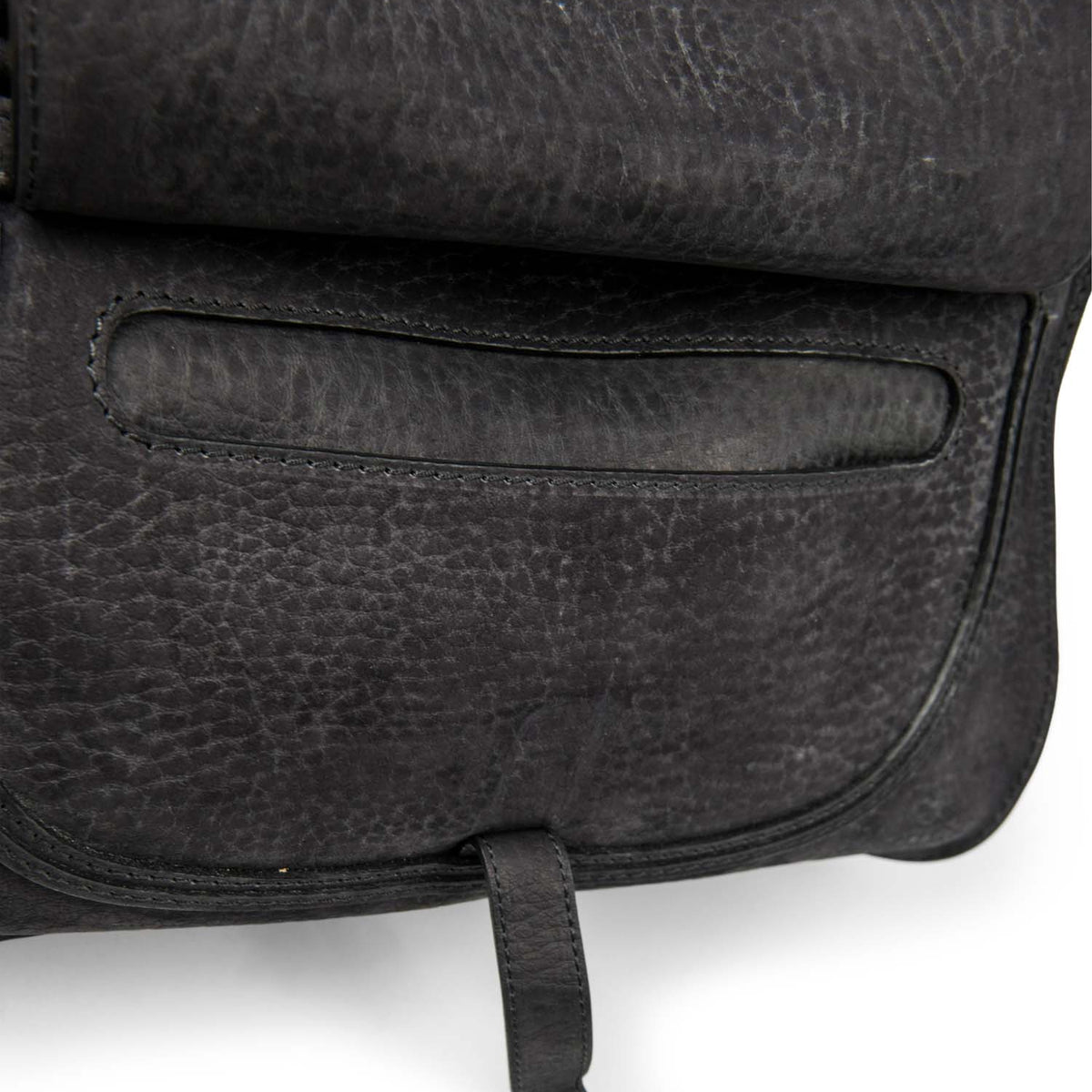 Chloe Leather Medium Marcie Saddle Bag Black