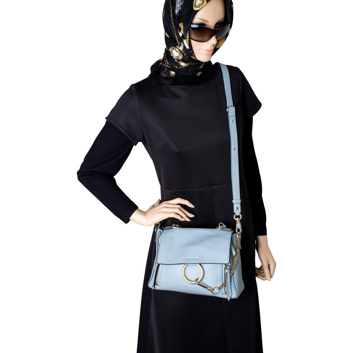 Chloe Leather Small Faye Day Shoulder Bag