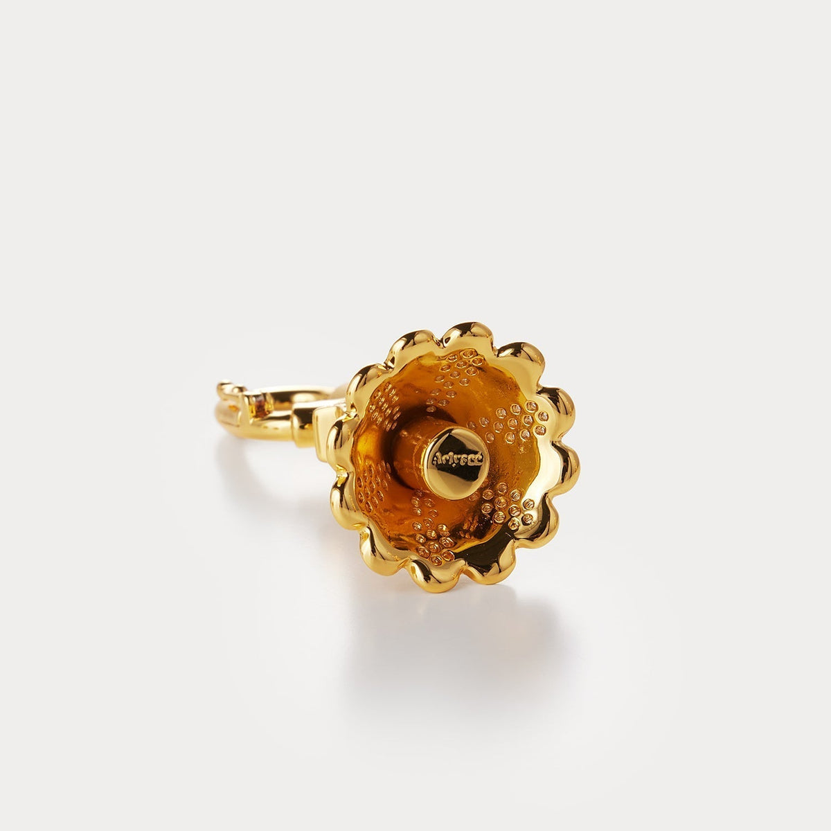 Half Diamond Gold—Christmas Tree Bag Charm