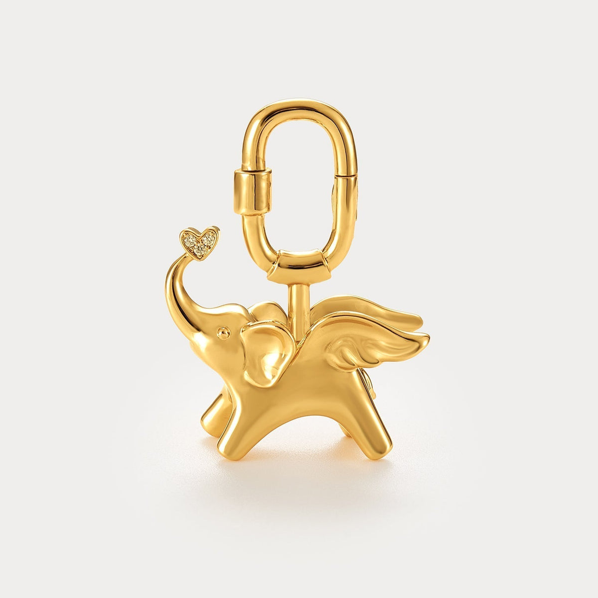 Classic Gold—Soar Elephant Bag Charm