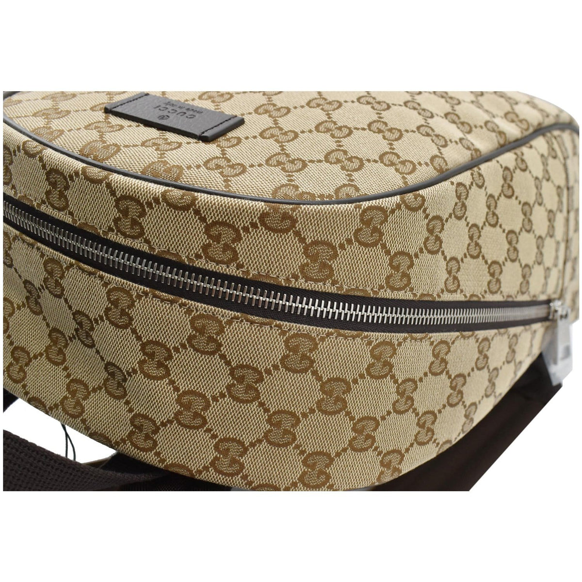 GUCCI GG Monogram Canvas Travel Backpack Bag Beige 449906