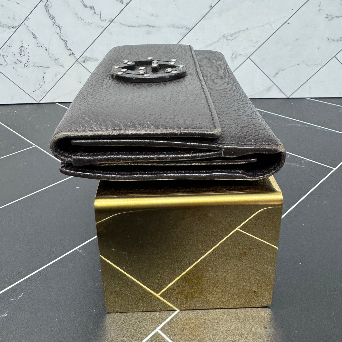 Gucci Brown Interlocking G Long Wallet