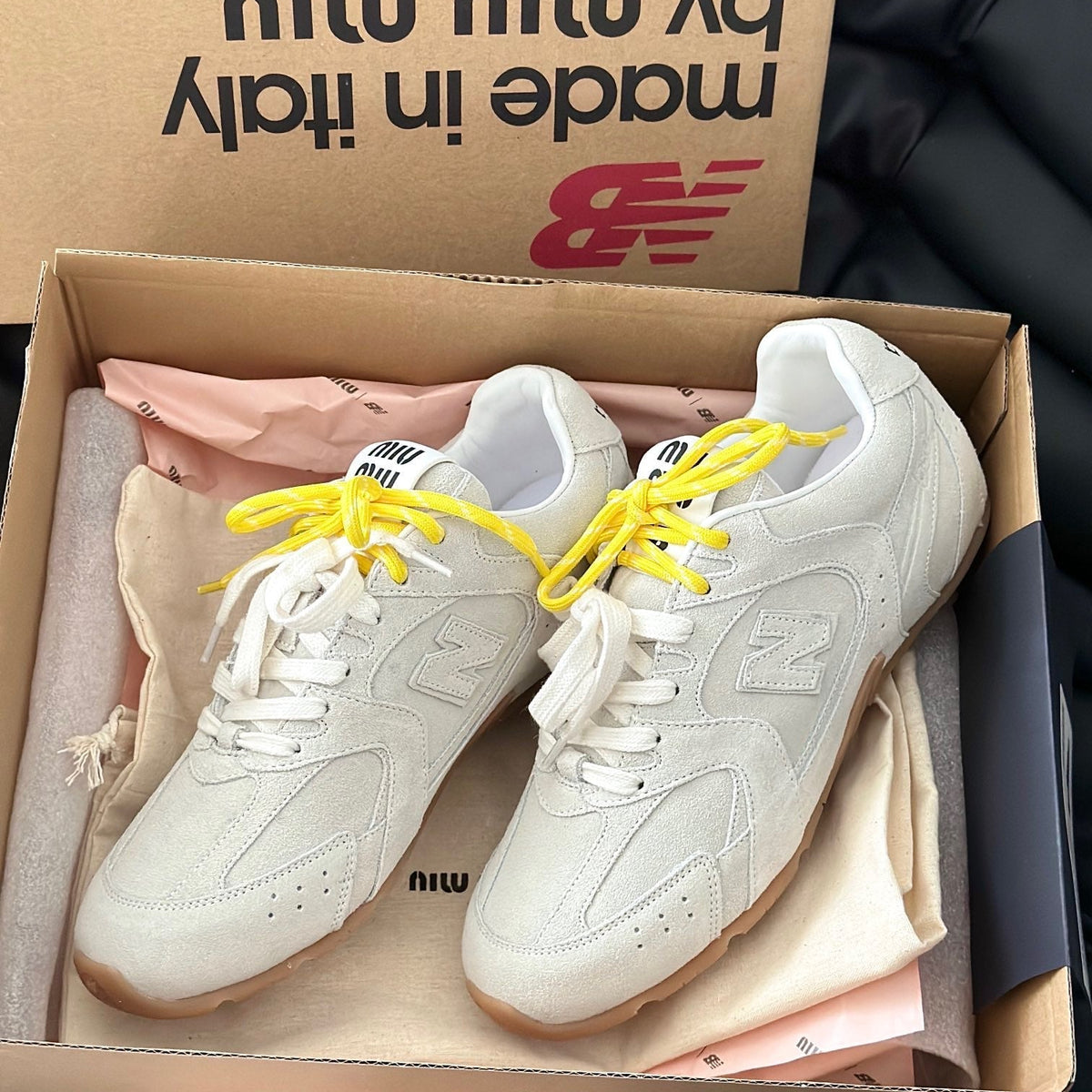 MIU M x NEW BALANCE TRAINERS