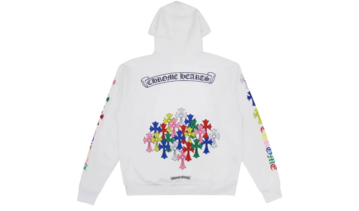Chrome Hearts Multi Color Cross Hoodie