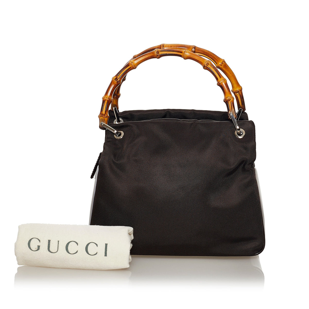 Gucci Bamboo Nylon Handbag