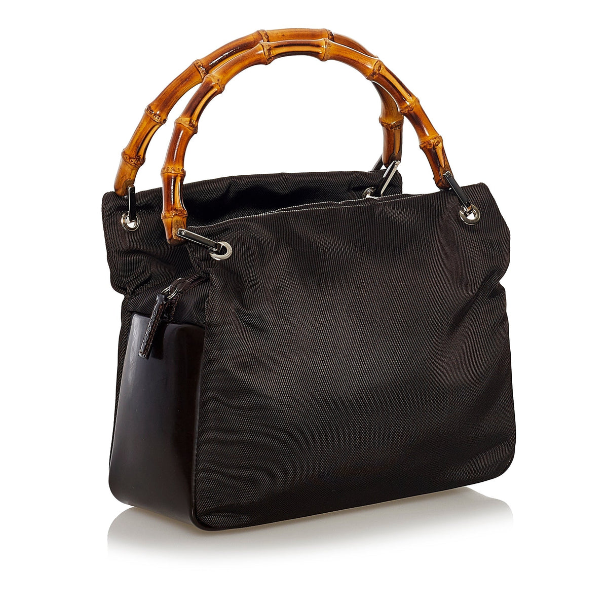Gucci Bamboo Nylon Handbag