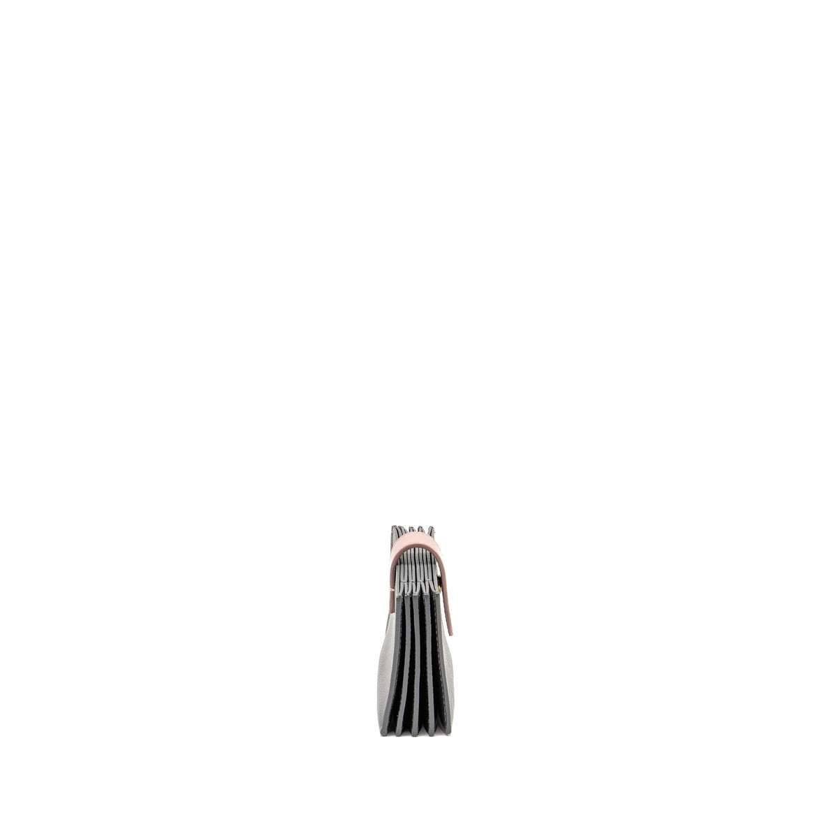 Celine Accordeon Card Holder Calfskin Pink/Grey GHW