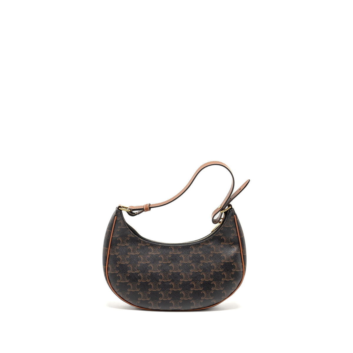 Celine Ava Bag Triomphe Canvas Tan GHW