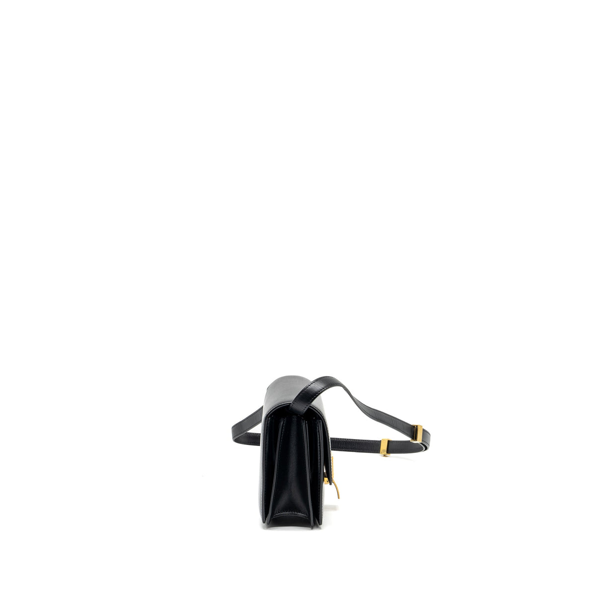 Celine Mini Classic Box Bag Calfskin Black GHW