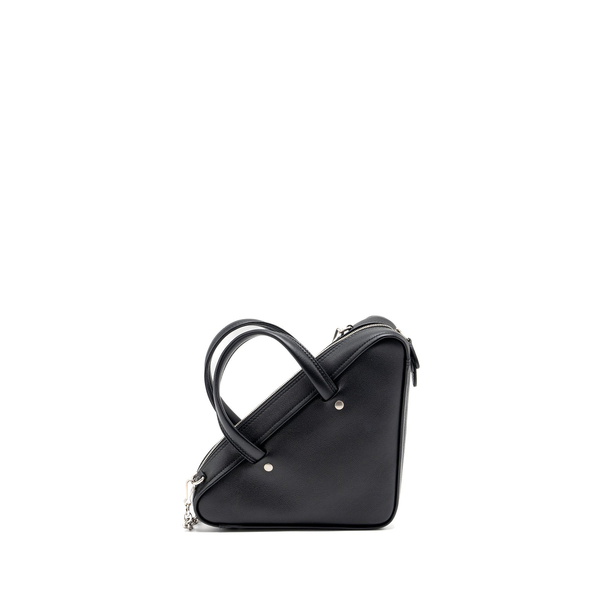 balenciaga triangle duffle bag calfskin black SHW