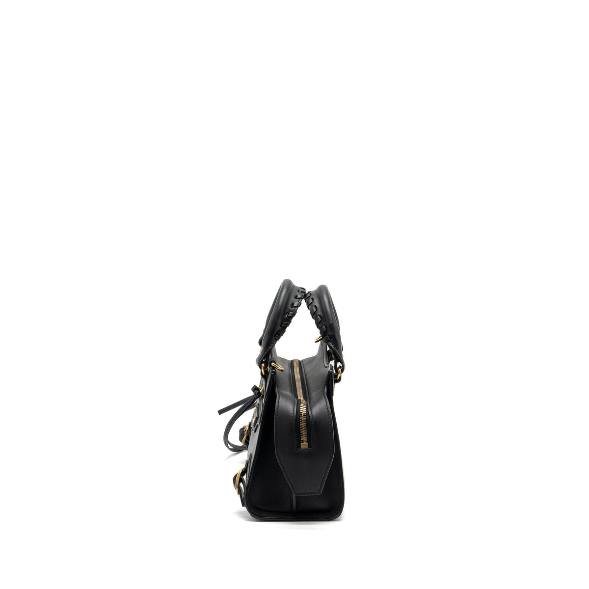 balenciaga Neo Classic Mini Handbag Smooth Calfskin Black GHW