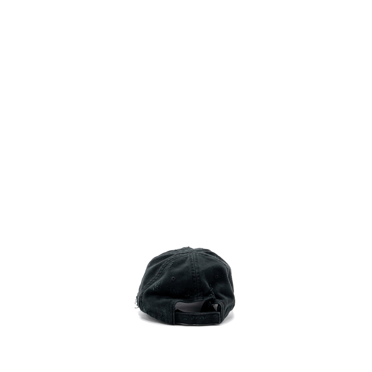 balenciaga L 2030 distressed piercing Cap Denim Grey