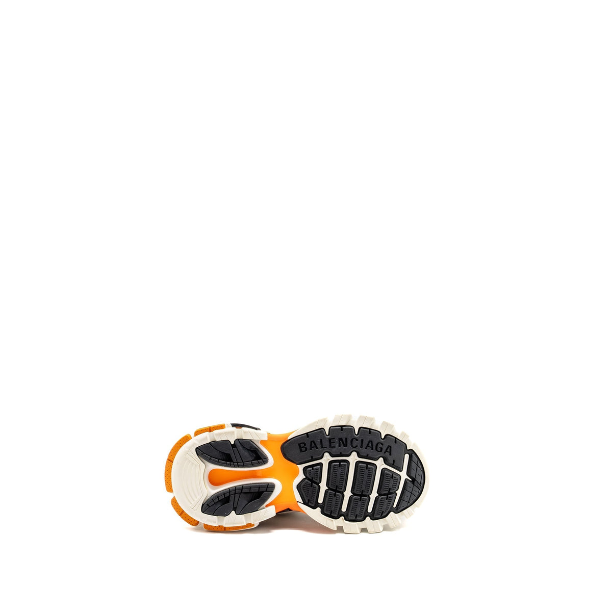 balenciaga Size 37 Track Sneakers White/Orange