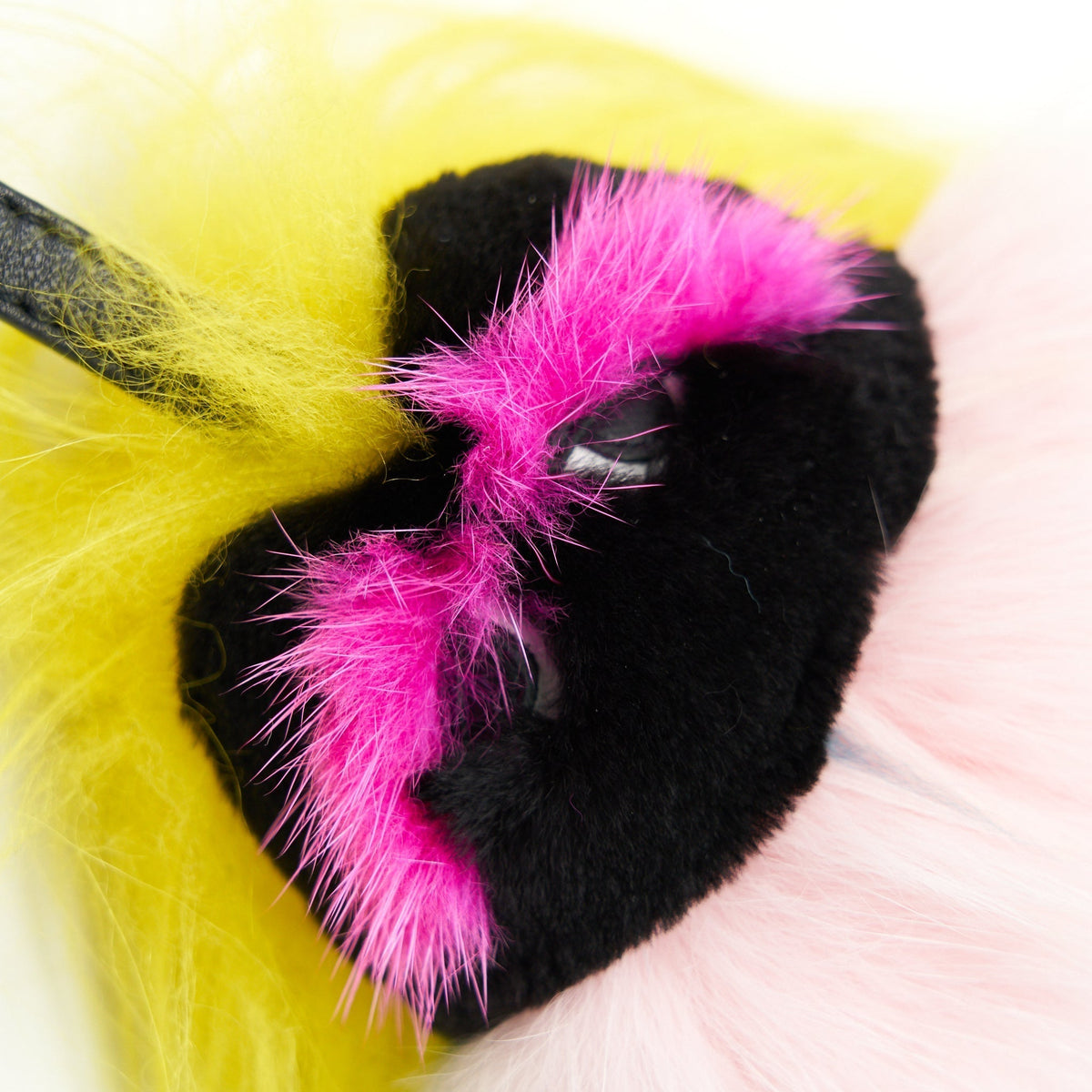 Top quality Fendi Multicolor Monster Fur Bag Charm
