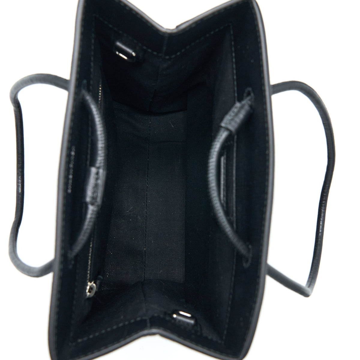 balenciaga Top Handle Shopping Tote Bag Calfskin Black SHW