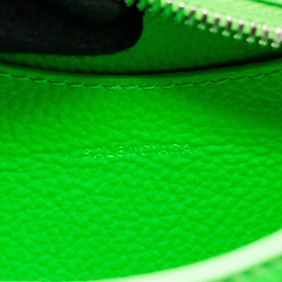 balenciaga Super Mini Neo City Bag Calfskin Green SHW