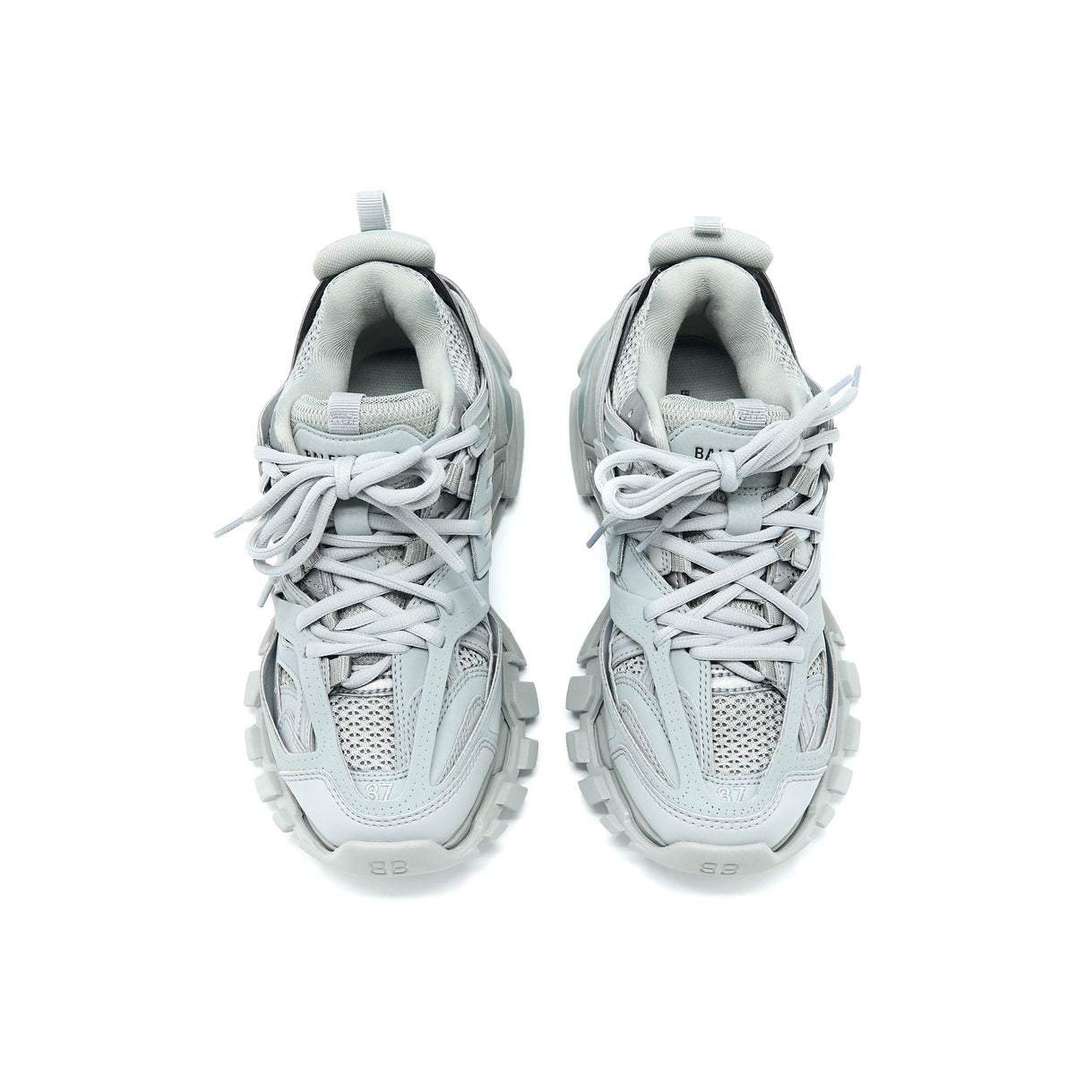 balenciaga Size 37 Track Sneakers Mesh/Nylon Grey