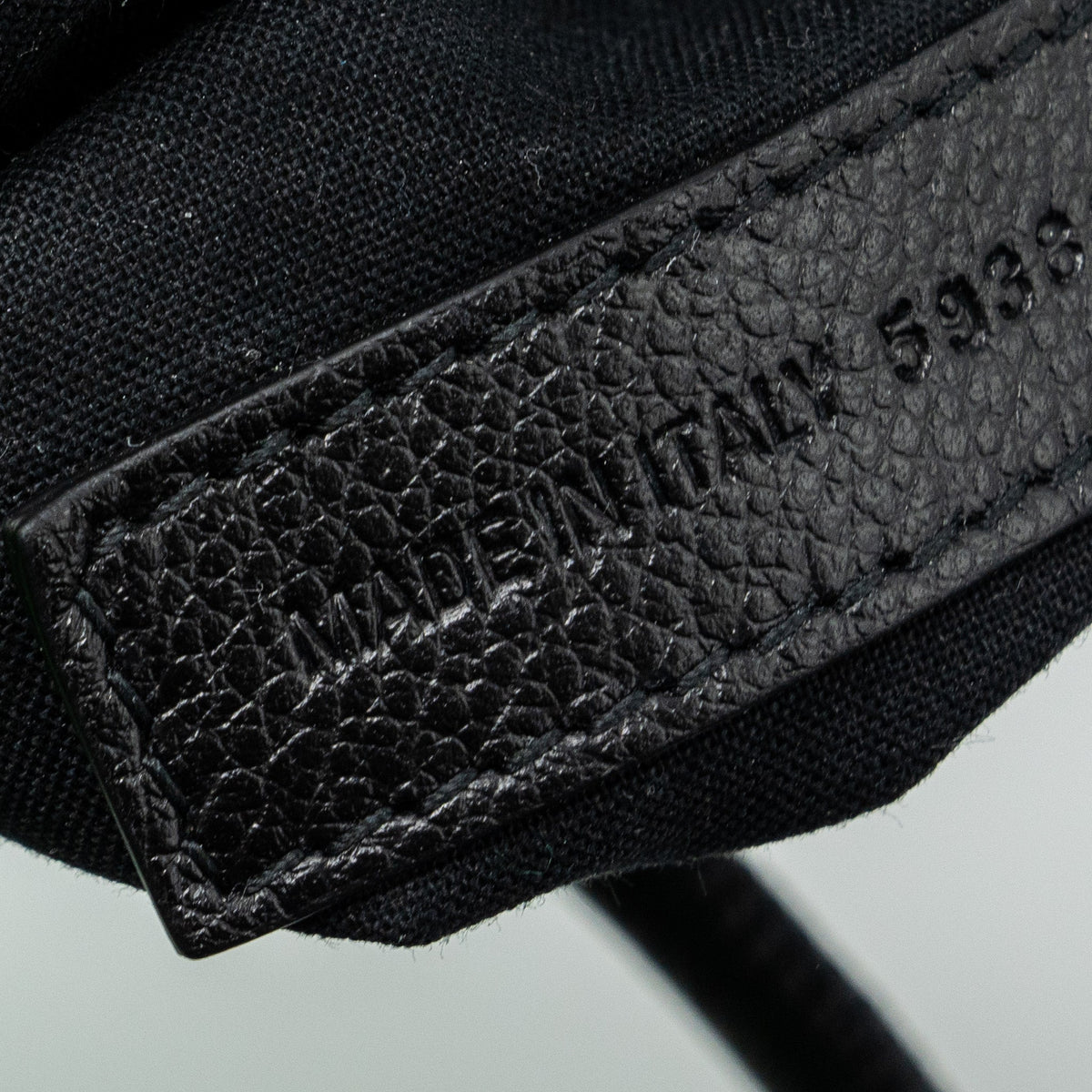 balenciaga Shopping iPhone holder croc-embossed leather Green/Black SHW