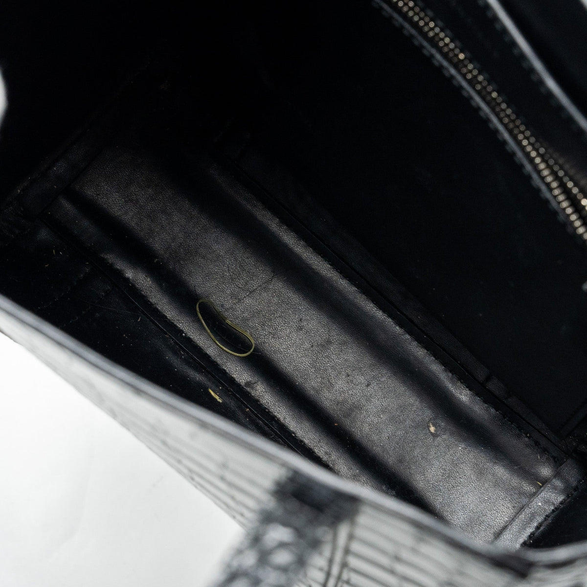 balenciaga XXS Everyday Tote Bag Croc-Embossed Calfskin Black SHW