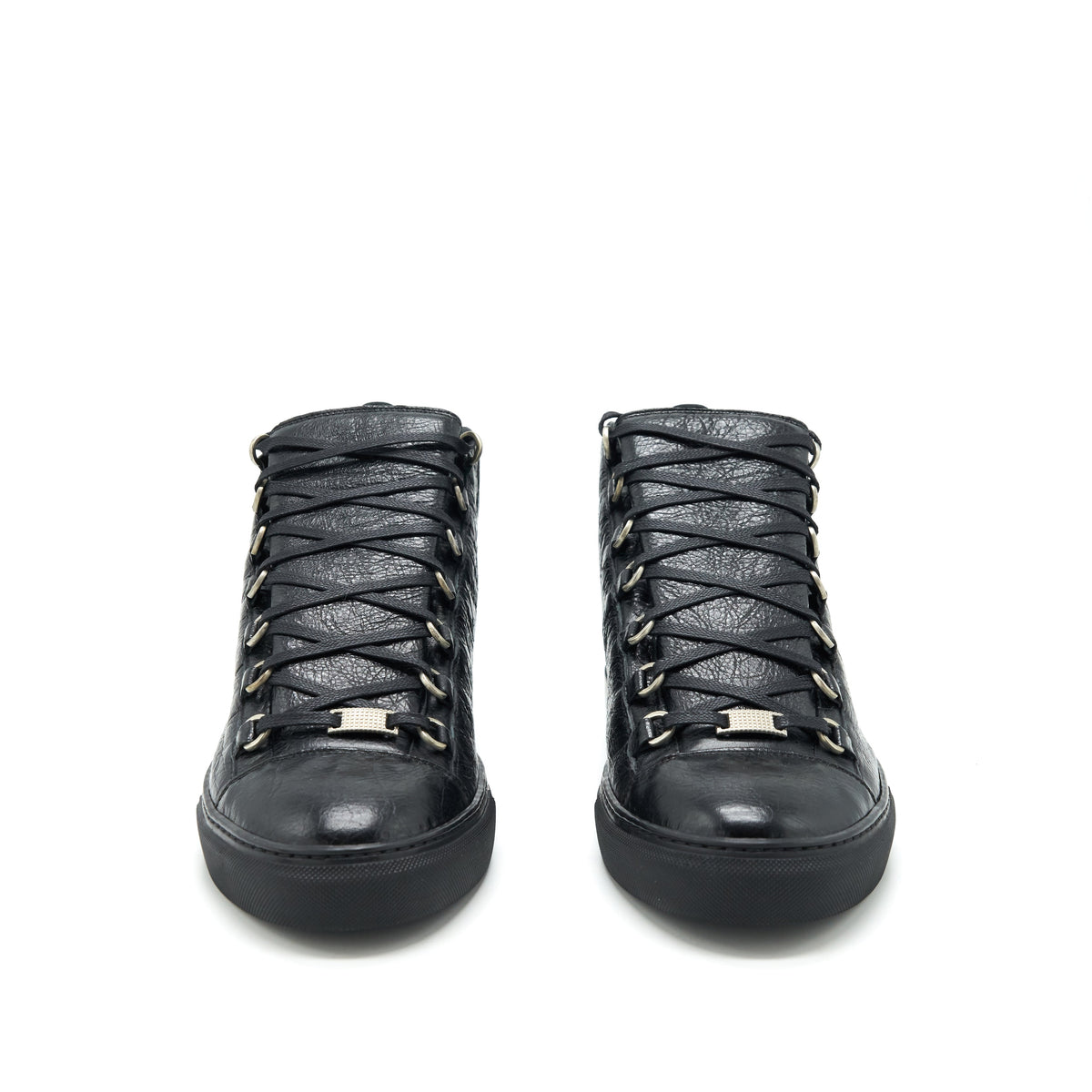 balenciaga size 44 Men's Arena High Black