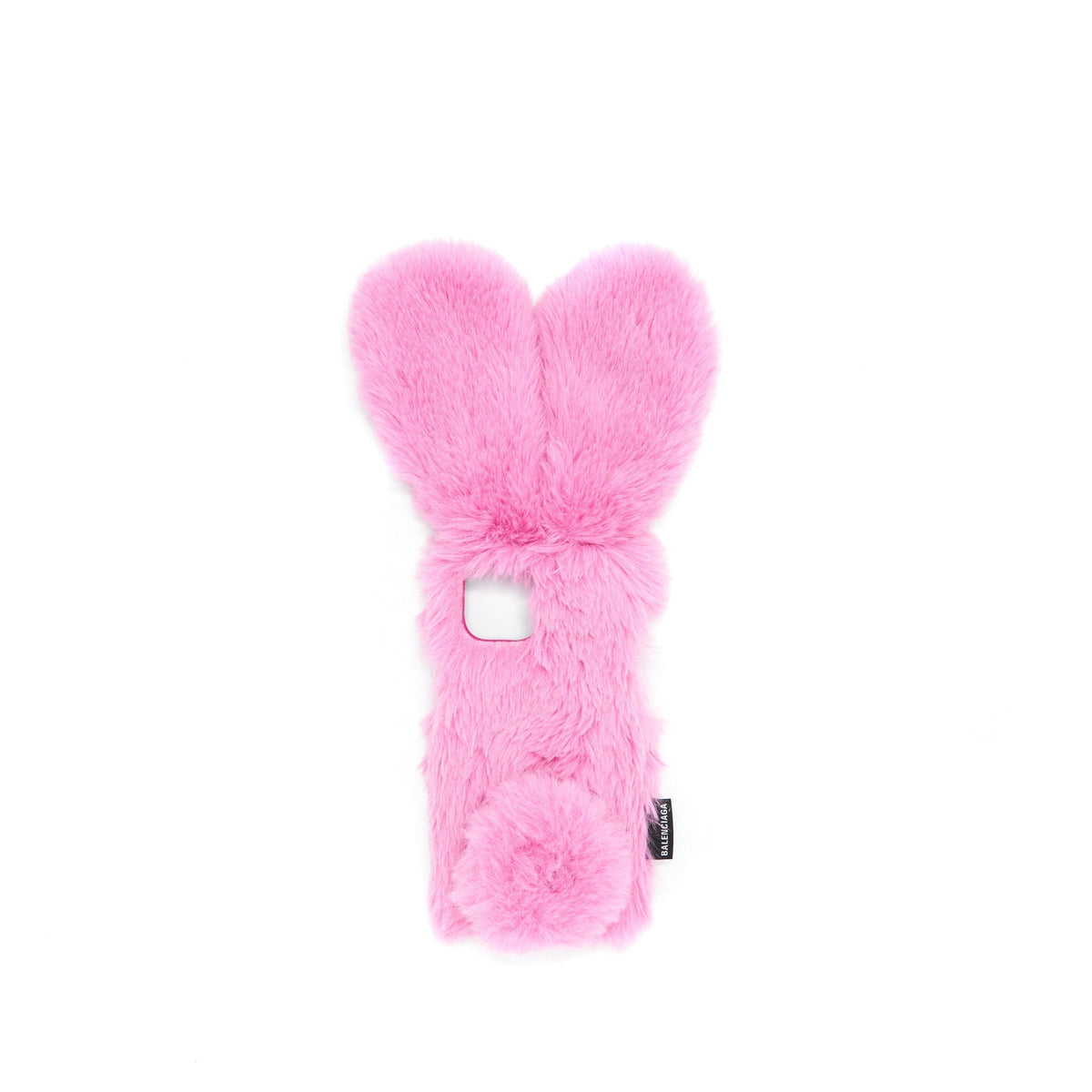 balenciaga Iphone12 /12 pro Fluffy Bunny Phone Case Pink