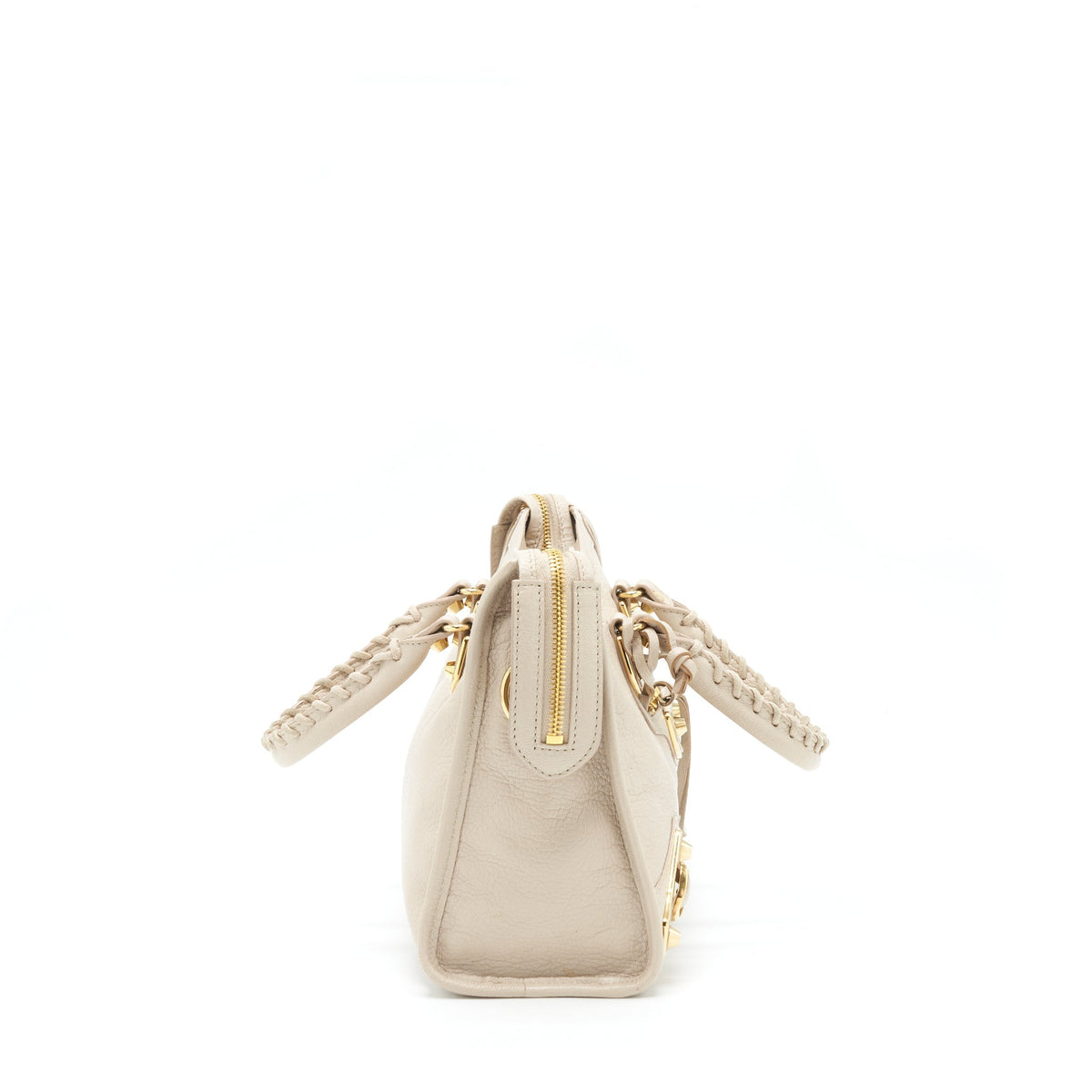 balenciaga Mini City Bag Beige GHW