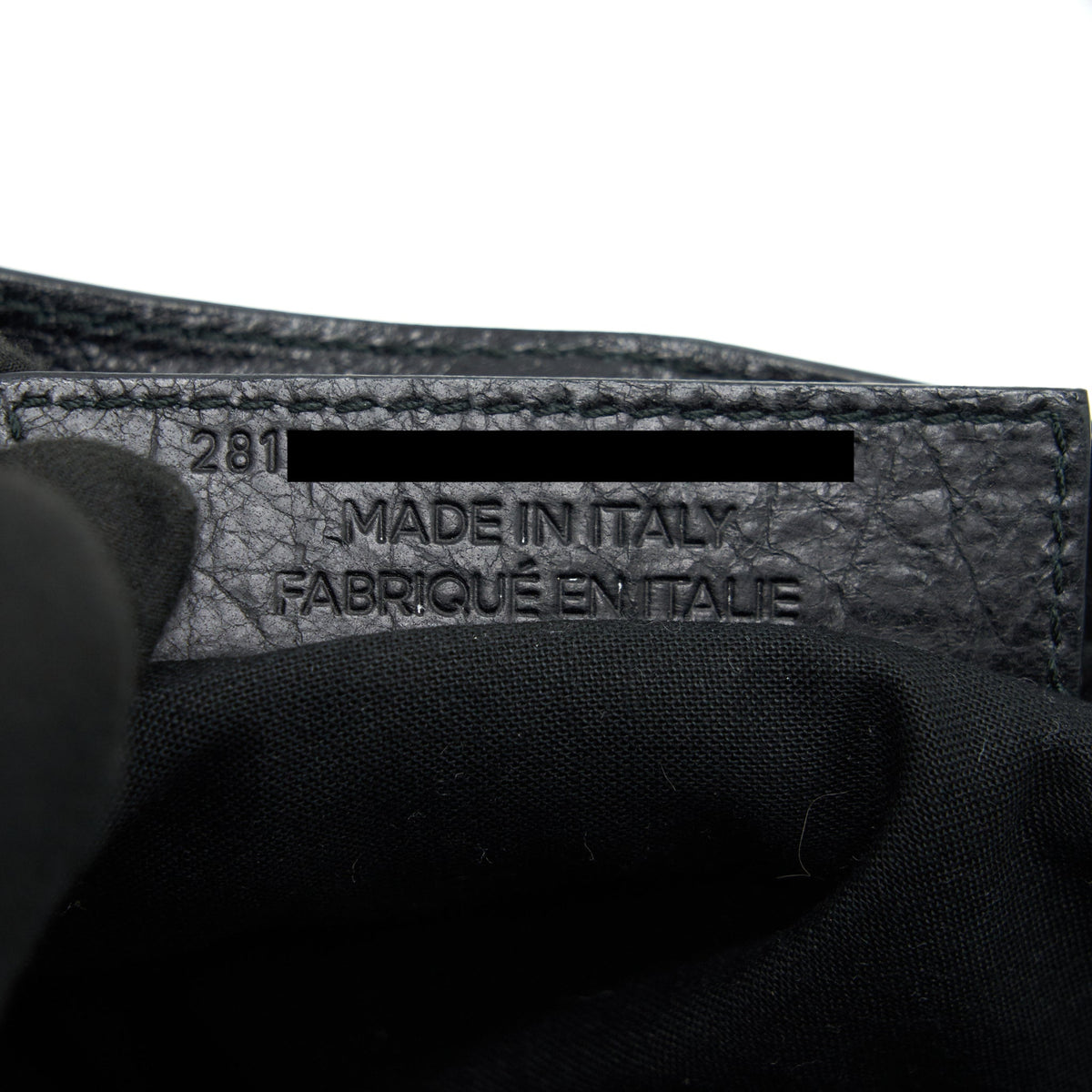 balenciaga GIANT CITY BAG IN BLACK