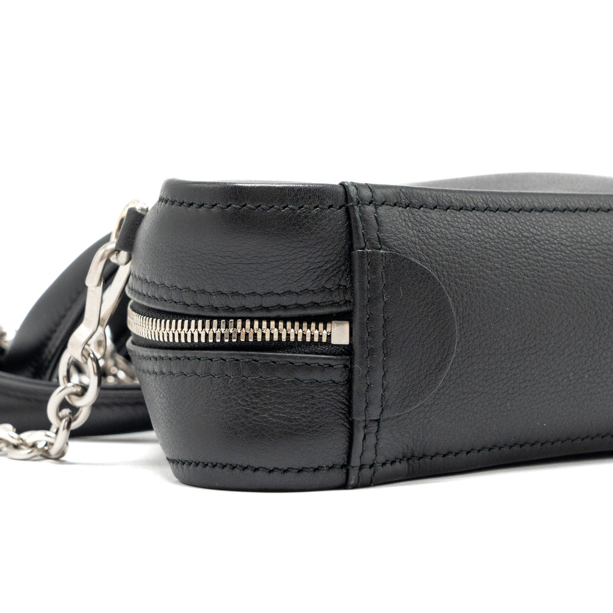 balenciaga triangle duffle bag calfskin black SHW