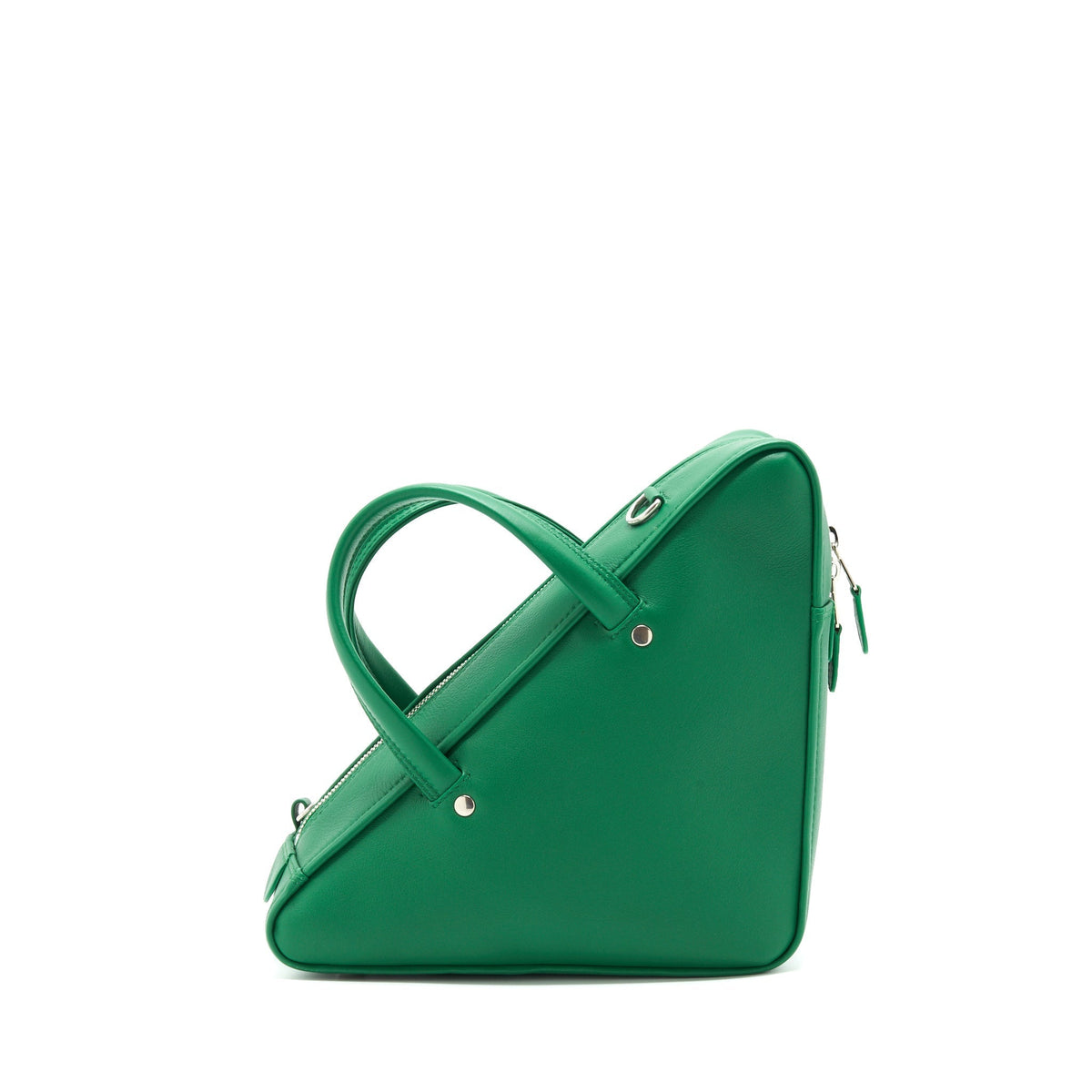 balenciaga Triangle duffle bag green shw