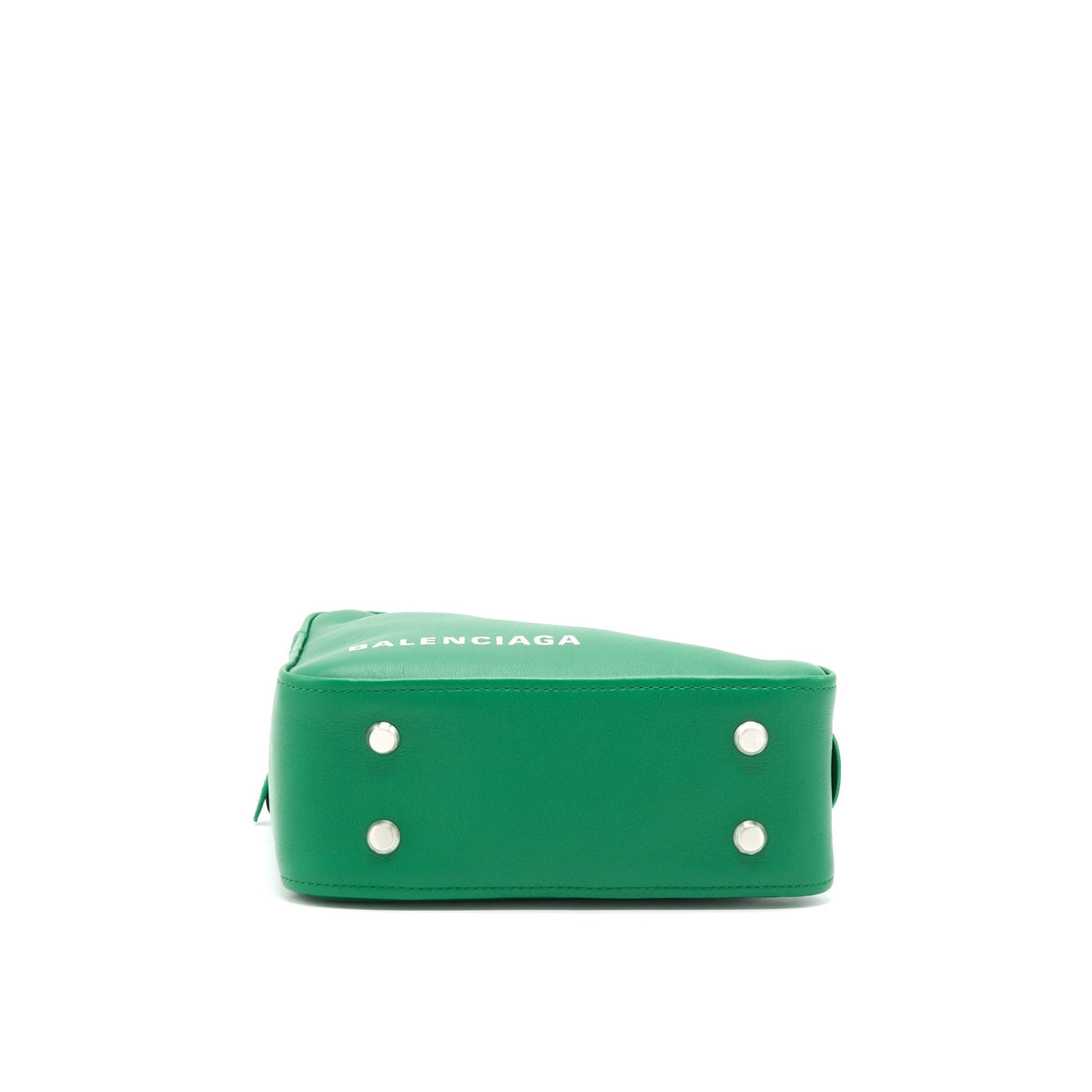 balenciaga Triangle duffle bag green shw