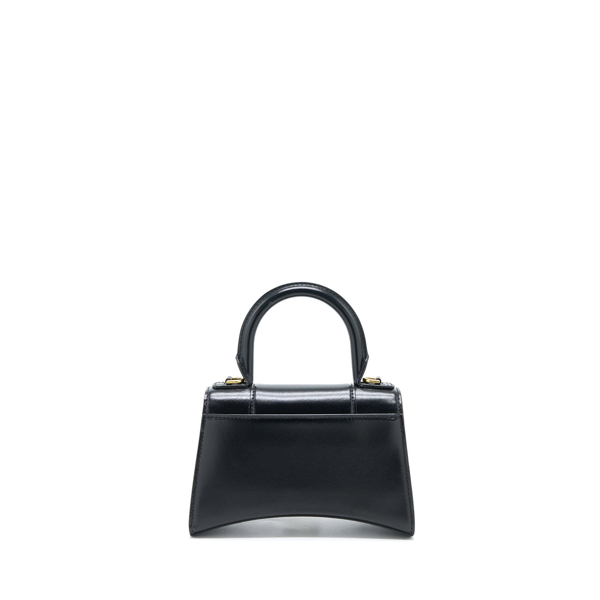 balenciaga Hourglass XS Calfskin Black GHW