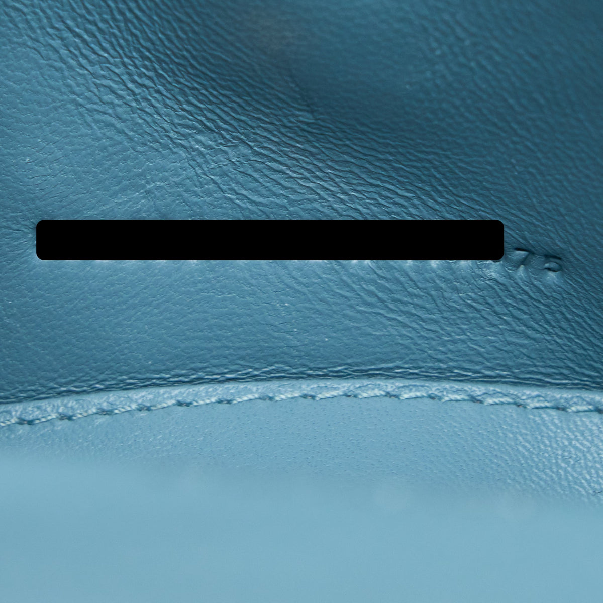 balenciaga Hourglass XS Cro-Embossed Calfskin Light Blue SHW