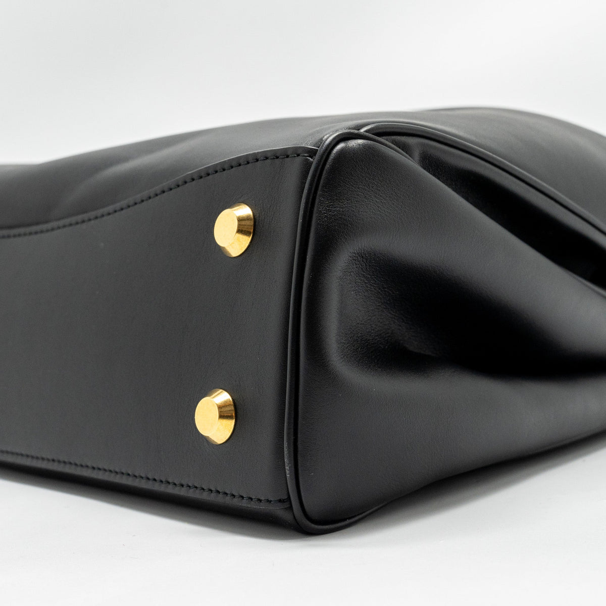 balenciaga Medium Rodeo Handbag Smooth Calfskin Black GHW