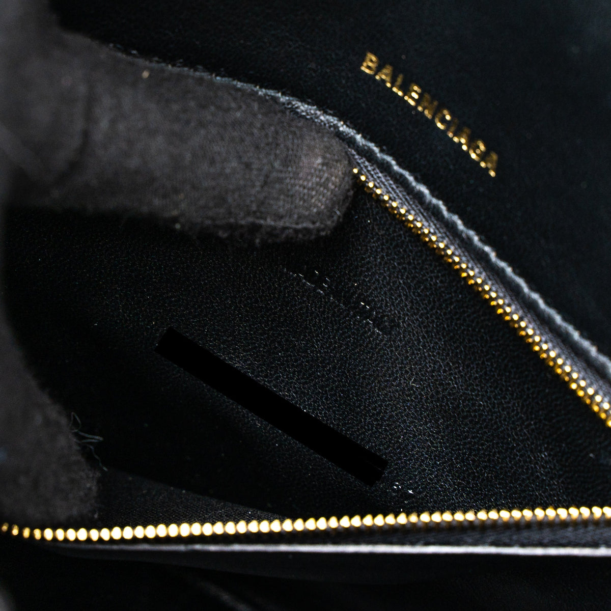 balenciaga Hourglass Small Handbag Croc Embossed Calfskin Black GHW