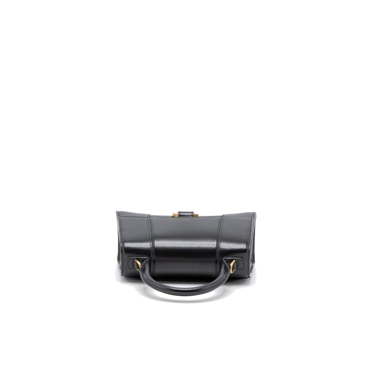balenciaga Hourglass XS Calfskin Black GHW