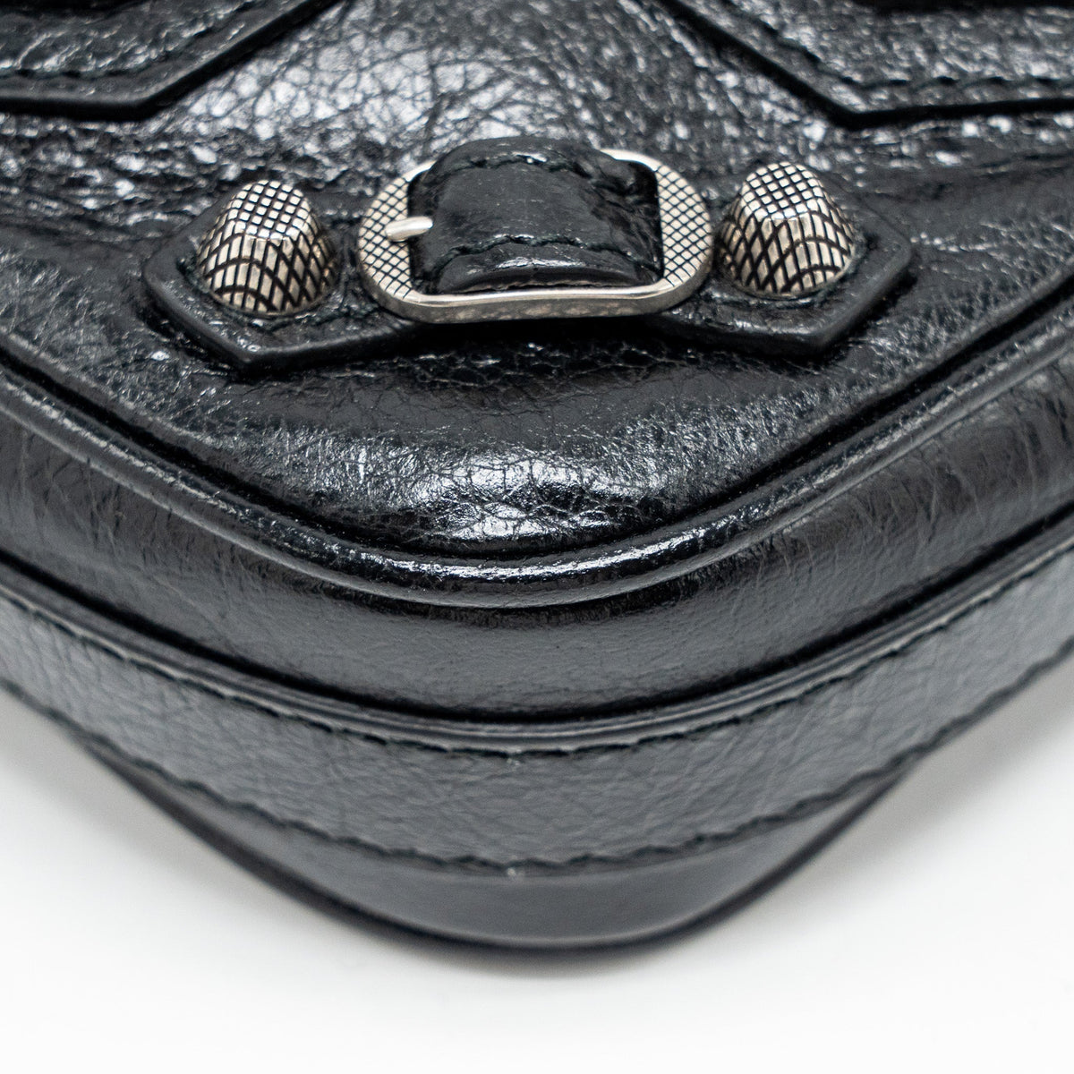 balenciaga Le Cagole Heart Mini Bag Lambskin Black SHW